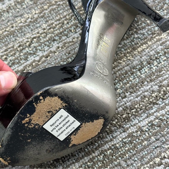 Dolce & Gabbana | Patent Leather Sandals Black Platform - Picture 6 of 7